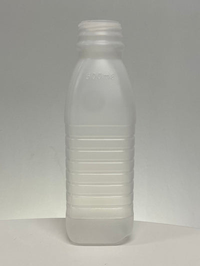 500ml Dairy/Milk Square HDPE Bottle - (Pack of 100 units)